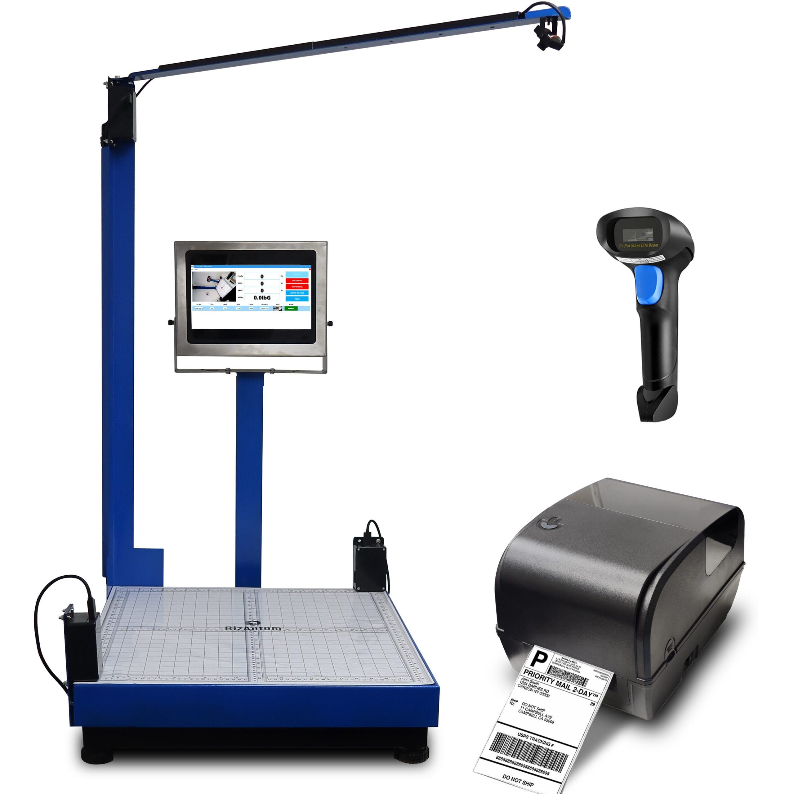 PS-DS2424-Auto – Automated Dimension Scale with Shipping Integration